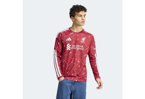 ADIDAS Liverpool FC 26/27 Heimtrikot Langarm - Erlebe die Fusion aus Tradition und Innovation mit dem ADIDAS Liverpool FC 26/27 Heimtrikot. Das feuchtigkeitsableitende Material sorgt für hohen Tragekomfort, während das ikonische Design deine Verbundenheit zum Verein unterstreicht.