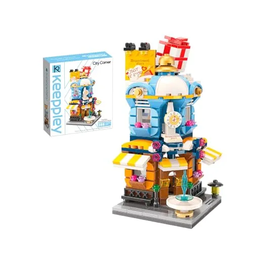 Qman Keeppley by C0105 City Kaufhaus Fashion Department Store Klemmbaustein-Set Haus Straße