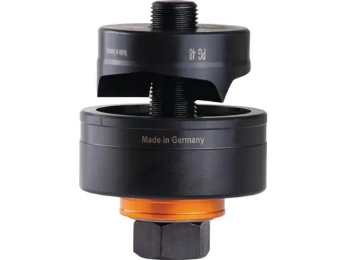 Alfra Blechlocher TriCut KL D.22,5mm - Handwerkzeuge > Stanzwerkzeug > Blechlocher, ideal für schnelle und gratfreie Löcher in Stahlblechen bis 3 mm, perfekt für Elektriker und Installateure.