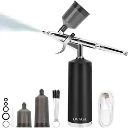 Ovaga Airbrush-Kit – Kabelloses Airbrush-Set mit Kompressor