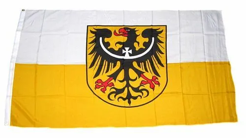Flagge / Fahne Niederschlesien Hissflagge 90 x 150 cm