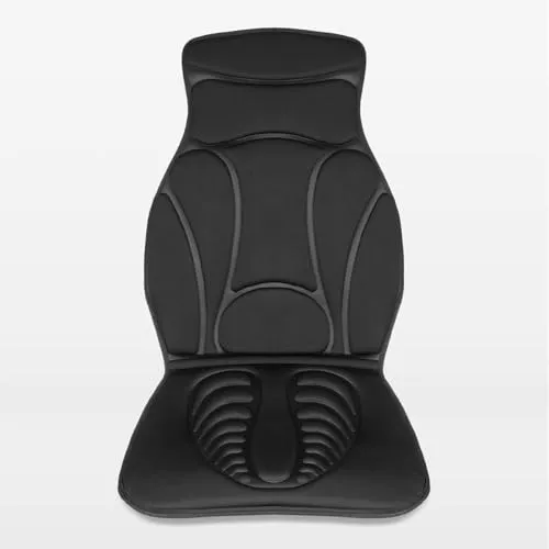 Massagesitz – Elektrisches Körpermassagegerät durch Vibration und Shiatsu, Wärme, therapeutische Massage, Muskelerholung, tragbar und ergonomisch