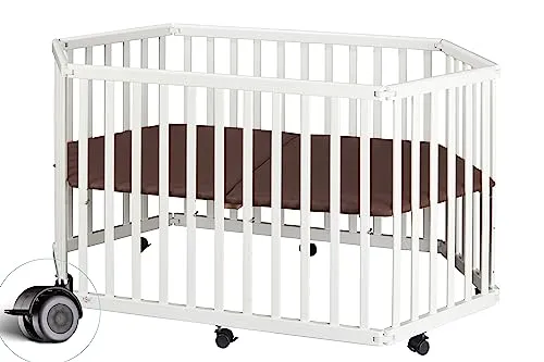 tiSsi ® Laufgitter Laufstall 6-eck, weiß von tiSsi