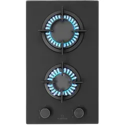 Klarstein Einbau-Gaskocher 2-Flammig - Kochfelder für schnelles, effizientes Kochen: Der 4200W Gaskocher mit sicherer Zündung und einfachem Drehschalter ist ideal für Innenräume und Camping, für Propan- und Erdgas geeignet.