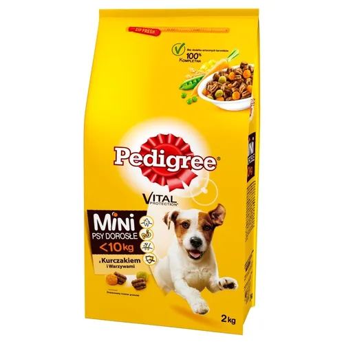 PEDIGREE Adult Mini Chicken with vegetables - trockenfutter für Hu 5900951272400