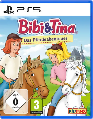 Bibi & Tina das Pferdeabenteuer PS5-Spiel - Kinderspiel für die PS5 mit interaktivem Gameplay und ohne Altersbeschränkung! Erlebe spannende Herausforderungen und wunderschöne Landschaften in der Welt von Bibi und Tina.