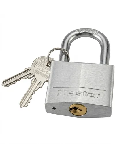 Master Lock 9140DLF Aluminium Vorhängeschloss 40mm Messingzylinder Neu OVP