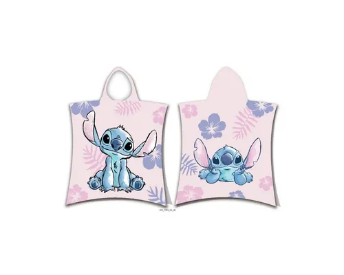Lilo & Stitch Poncho Lilo & Stitch Poncho 50x115cm – Pink Strandtuch Design