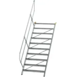 Günzburger Steigtechnik Aluminium-Treppe mit 11 Stufen von Günzburger