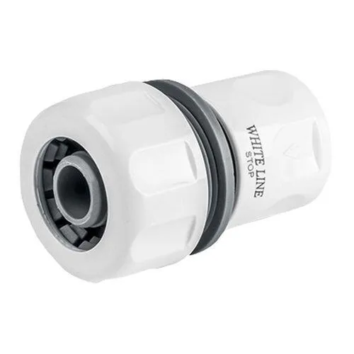 Bradas Schlauchkupplung WHITE LINE mit Wasserstopp 3/4