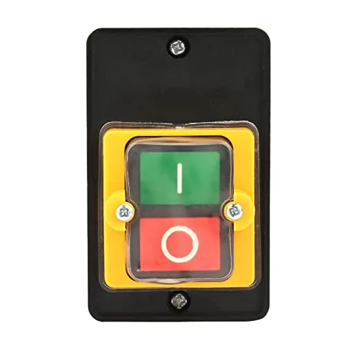 Wasserdichter Druckschalter KA0-10KH, AC220V/380V 10A Selbstverriegelnd EIN/AUS Schalter für Mechanische Geräte mit NO/NC Schraubklemmen Druckwächter Schalter