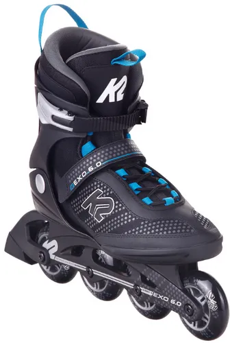 K2 Inline Skates Exo 6.0 für Herren, Größe 44,5, Schwarz/Blau