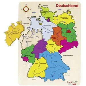 Goki Einlegepuzzle Deutschland II von goki