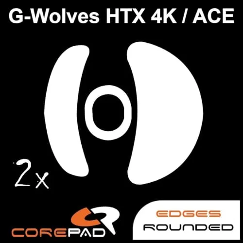 Corepad Skatez PRO 264 Ersatz Mausfüße kompatibel mit G-Wolves HTX 4K / G-Wolves HTX ACE