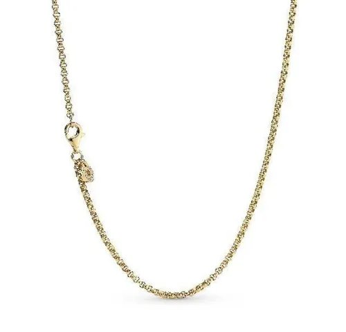 Pandora Charm-Kette SHINE-369260C00 - Stilvolle PANDORA Halskette mit edler Gelbgold-Vergoldung. Ideal für jeden Anlass und perfekt zum Kombinieren mit Charms. Bestelle jetzt und setze ein modisches Statement!