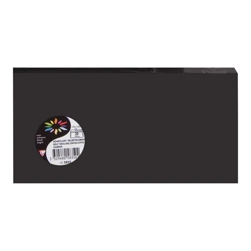 Briefumschläge Schwarz von Pollen by Clairefontaine