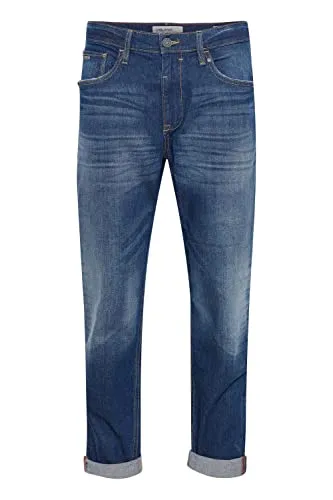 Blend Regular-fit-Jeans Thunder – Bequem und stylisch - Jeans für Herren in blue denim, aus 99% Baumwolle und 1% Elasthan, ideal für Alltag und Freizeit, Pflegeleicht bei 40 °C, Regular Fit für optimalen Tragekomfort.