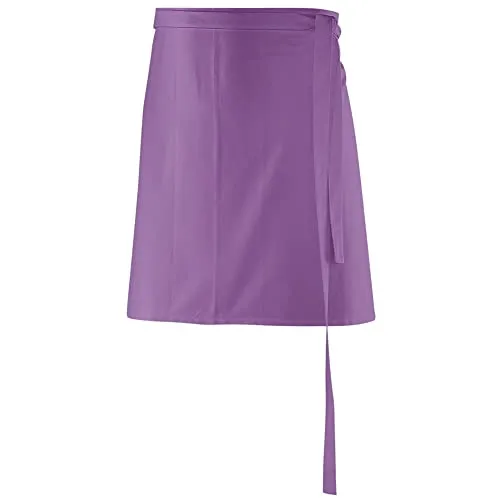 EXNER Vorbinder, Gastro-Schürze, Küchen-Schuerze, Baumwoll-Mischgewebe, B 80 x H 45cm, Farbe purple