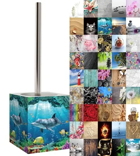 Sanilo WC-Bürste Delphin Korallen – Stilvoll und Praktisch von Sanilo