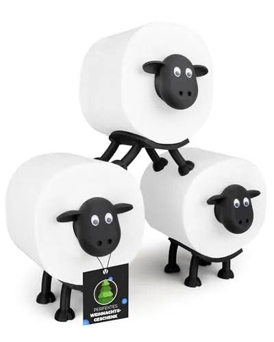 Toilettenpapierhalter Schwarz von LAYERSMITH