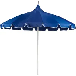 Beliani Sonnenschirm Blau 245x245 cm von Beliani