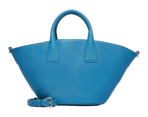 Liebeskind Berlin Shopper Small - Horizon Blue - Damen-Shopper aus sehr weichem Schafsleder, mit dekorativer Teilungsnaht und sicherem Hauptfach mit Reißverschluss für stilvolle Aufbewahrung.