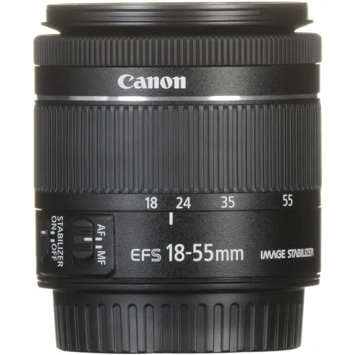 Canon EF-S 18-55mm F/4-5.6 IS STM COMPACT - Objektiv mit 18-55mm Brennweite, inklusive kostenloser Geschenkbox im Wert von 100€ und 5 Jahren Garantie – ideal für kreative Fotografie.