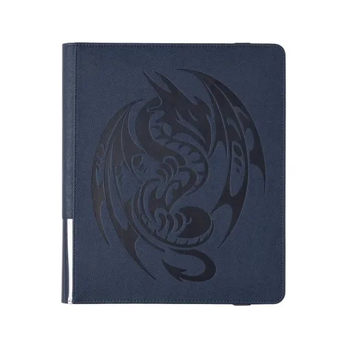 Dragon Shield Card Codex Portfolio 360 Karten - Midnight Blue - Ordner für bis zu 360 Standardkarten, mit verstärktem Einband und Gummiband für sicheren Halt, ideal zum Sammeln und Schützen Ihrer Lieblingskarten.