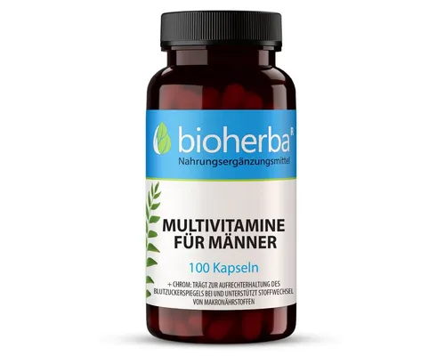 BIOHERBA R Multivitamine für Männer 100 Kapseln Nahrungsergänzungsmittel