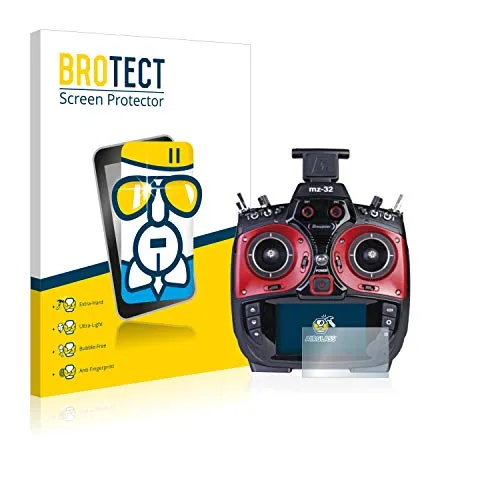 BROTECT Schutzglas für Graupner MZ-32 (3.Gen) Schutzfolie Panzer Folie Glas [Extrem Kratzfest 9H, Anti-Fingerprint, Ultra-Transparent]