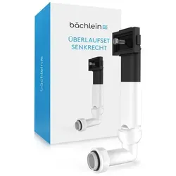 Bächlein Ab- und Überlaufgarnitur für Küchenspülen - Sanitärinstallation, flexible Ausführung für senkrechten oder waagerechten Anschluss, ideal für individuelle Küchenspüle Anpassungen.