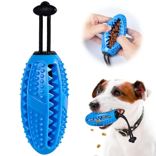 Aidiyapet Kauspielzeug für Hunde,Hundezahnbürste,Kaustangen Zahnbürsten für Hunde robuster Naturkautschuk und Zahnreinigung, hundespielzeug Ball für Mittelgroße,Kleine
