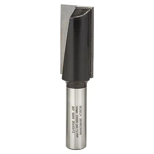 Bosch Accessories Bosch Professional Zubehör 2608628468 Nutfräser 12 mm, D1 20 mm, L 40 mm, G 81 mm
