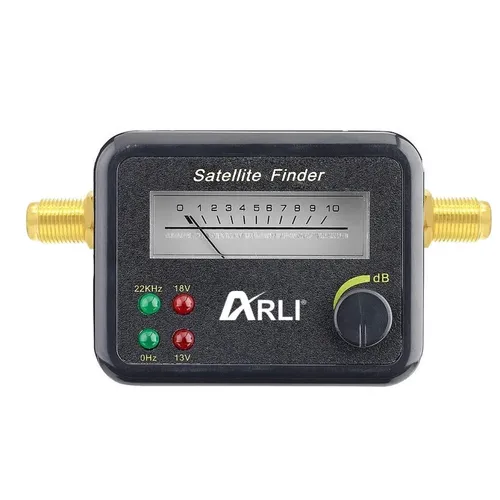 Satfinder HD Camping Digital Satelliten Pegelanzeige Sat Finder vergoldet 4K UHD
