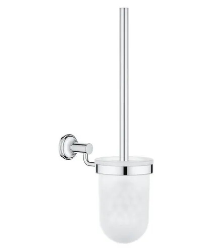 Grohe Toilettenbürstengarnitur Essentials Authentic - Elegante Toilettenbürstengarnitur aus hochwertigem Chrom, ideal für ein modernes Badezimmer-Design und einfache Pflege.