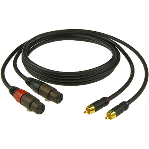 Klotz AL-RF0150 Audiokabel 2er-Set 1 5 m