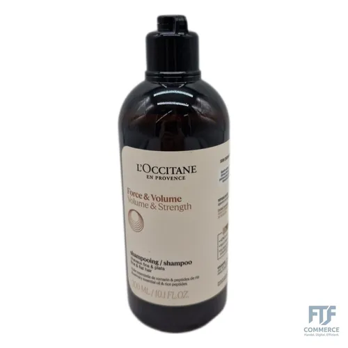 L'OCCITANE AROMACOLOGY Haarpflege-Set - Kraft- und Volumenshampoo 300 ml - Shampoos: Stärkt das Haar und verleiht Volumen für einen fülligen Look, ideal für feines Haar.