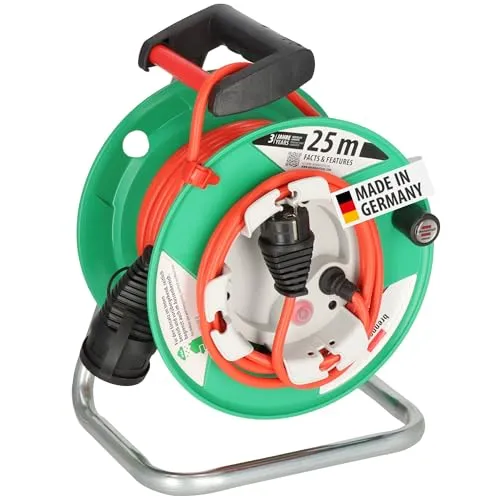 Brennenstuhl 1098550001 Kabeltrommel 23.00m Rot (matt) in grün von brennenstuhl