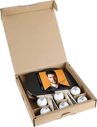 Butterfly Ovtcharov Tischtennis Set | 2x Schläger und 6x Bälle - Tischtennisschläger-Set für Allround-Spieler, inklusive praktischer Schlägerhülle und hochwertigen Bällen, ideal für Freizeit und Training.