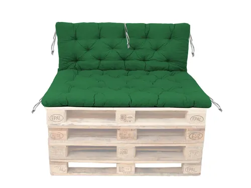 Home Feeling Palettenkissen Auflage 120x80 cm - Dekokissen für Gartenmöbel, strapazierfähige und reißfeste Stoffe, ideal zur Neugestaltung Ihres Gartens mit sicherem Halt dank angenähter Bänder.