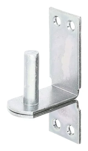 Gustav Alberts Kloben auf Platte Ø 20 x 35 x 189 x 60 x 60 mm Stahl roh galvanisch verzinkt DII-Haken - 311513