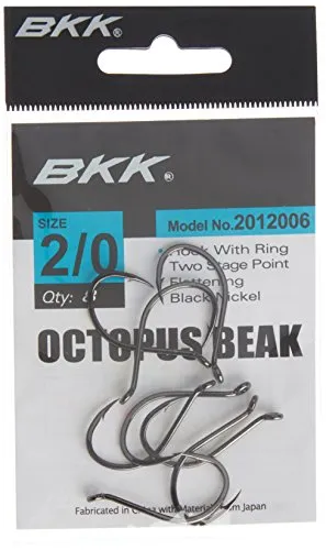 BKK Octopus Beak Black Nickel Size 2/0