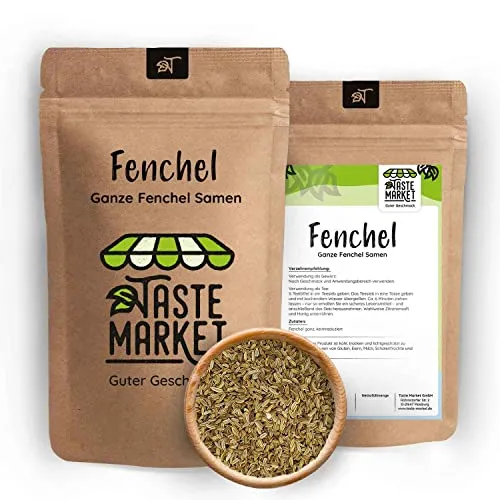 Fenchel ganz | Fenchelsamen | Fenchel Samen | Aromatisch | Fencheltee | Tee Gewürz 100 g