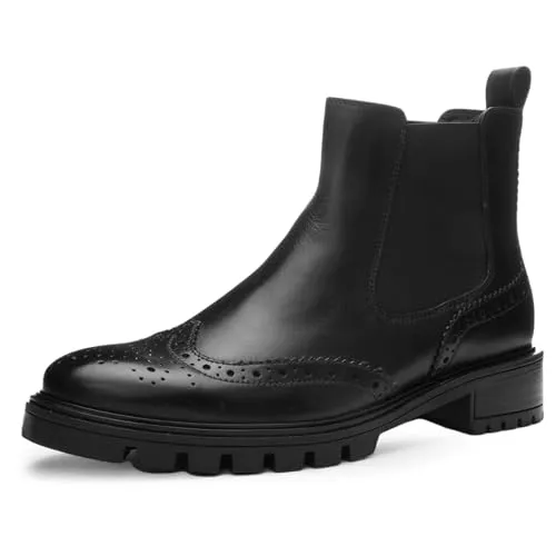 ara Damen Tulsa Chelsea-Stiefel Schwarz 37 EU - Wanderschuhe mit Wechselfußbett für optimalen Komfort und Unterstützung bei jedem Schritt.