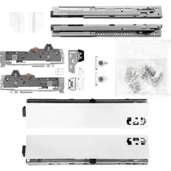 vasalat BLUM Tandembox Set Modell M KB bis 600mm - weiß - 450 mm Auszug 30kg