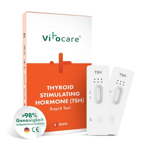 Vitocare Schilddrüsentest TSH | Schnelltest f. Zuhause 2x