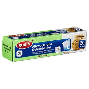 RUBIN 20 Gefrierbeutel 1,0 l
