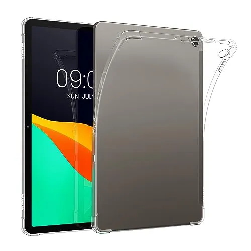 kwmobile Hülle kompatibel mit Amazon Fire Max 11 Hülle - weiches TPU Silikon Case transparent - Tablet Cover Transparent