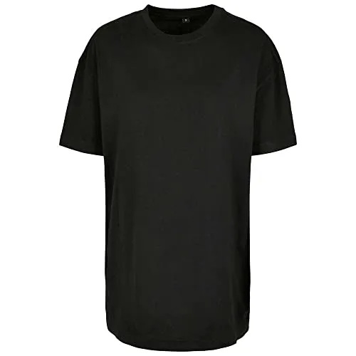 T-Shirt Ladies Oversized Boyfriend Tee Black XS