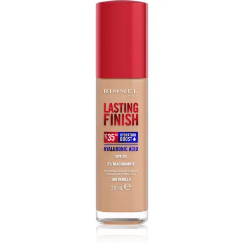 Rimmel Lasting Finish 35H Hydration Boost Hydratisierendes Make Up SPF 20 Farbton 160 Vanilla 30 ml